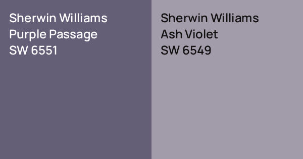 Ash Violet Sherwin Williams
