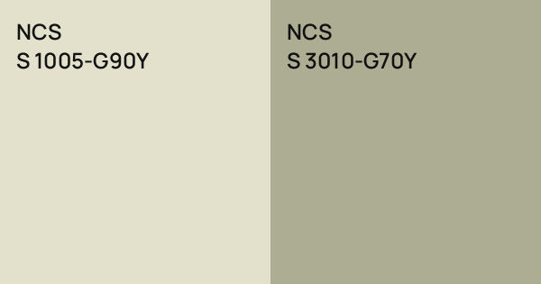 NCS S 1005-G90Y vs. NCS S 3010-G70Y comparison