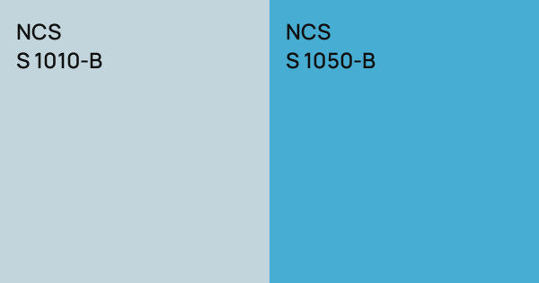 NCS S 1010-B vs. NCS S 1050-B comparison