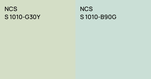 NCS S 1010-G30Y vs. NCS S 1010-B90G comparison