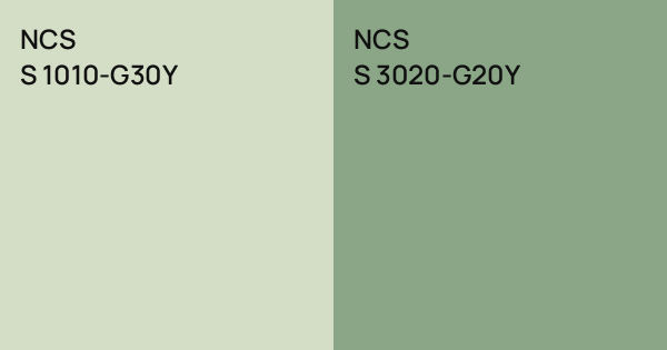 NCS S 1010-G30Y vs. NCS S 3020-G20Y comparison