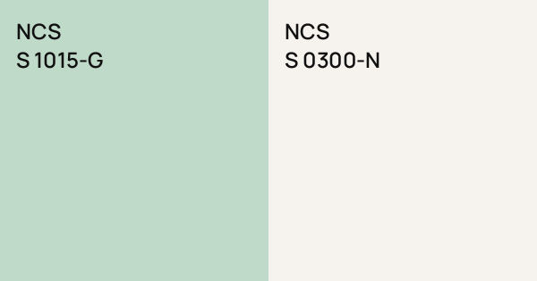 NCS S 1015-G vs. NCS S 0300-N comparison