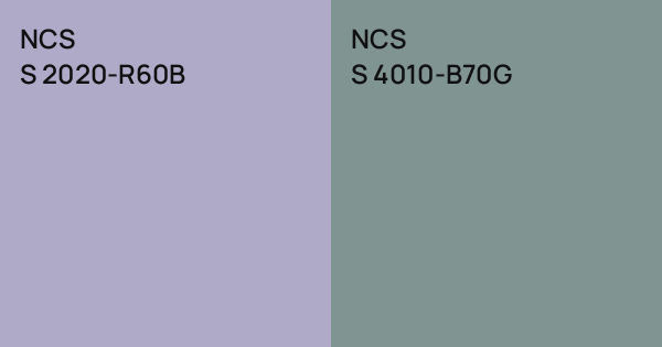 NCS S 2020-R60B vs. NCS S 4010-B70G comparison