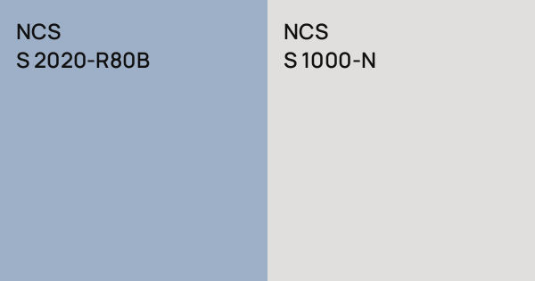 NCS S 2020-R80B vs. NCS S 1000-N comparison