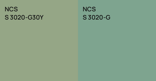 NCS S 3020-G30Y vs. NCS S 3020-G comparison