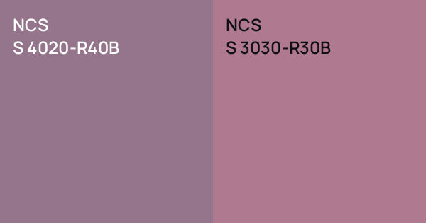 S4030 R40b NCS S 4020-R40B vs. NCS S 3030-R30B comparison