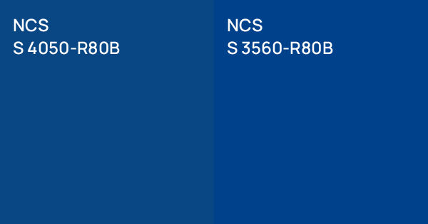 NCS S 4050-R80B vs. NCS S 3560-R80B comparison