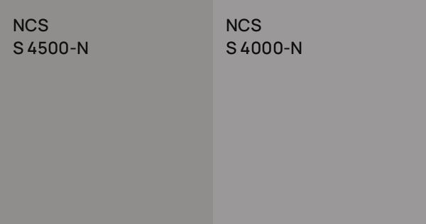 NCS S 4500-N vs. NCS S 4000-N comparison