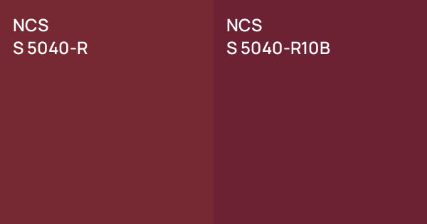 NCS S 5040-R vs. NCS S 5040-R10B comparison