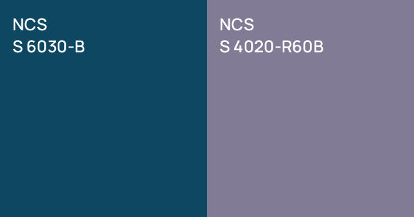 NCS S 6030-B vs. NCS S 4020-R60B comparison