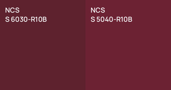 NCS S 6030-R10B vs. NCS S 5040-R10B comparison