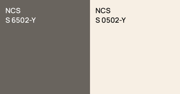 NCS S 6502-Y vs. NCS S 0502-Y comparison