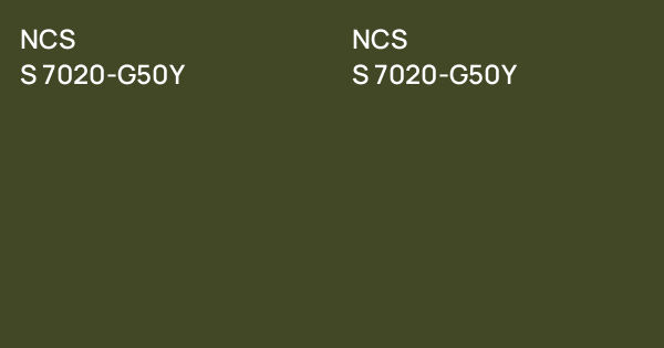 NCS S 7020-G50Y vs. NCS S 7020-G50Y comparison