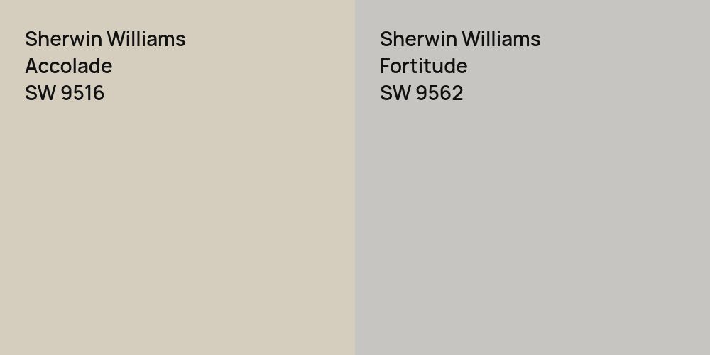 Sherwin Williams Accolade vs. Sherwin Williams Fortitude