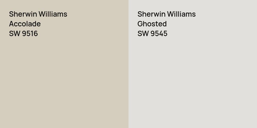 Sherwin Williams Accolade vs. Sherwin Williams Ghosted