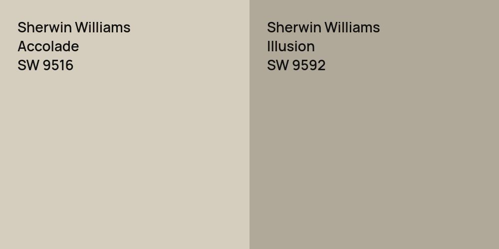 Sherwin Williams Accolade vs. Sherwin Williams Illusion