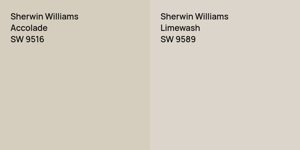 Sherwin Williams Accolade vs. Sherwin Williams Limewash