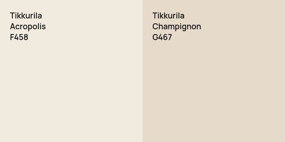 Tikkurila Acropolis vs. Tikkurila Champignon