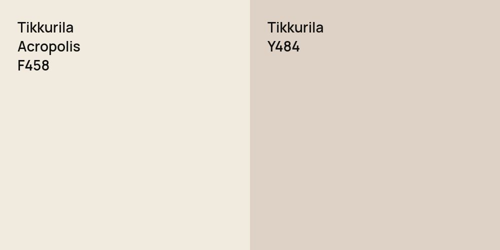 Tikkurila Acropolis vs. Tikkurila Y484