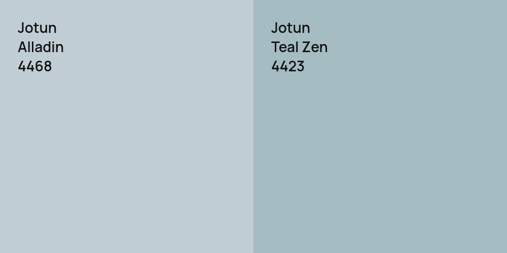 Jotun Alladin vs. Jotun Teal Zen