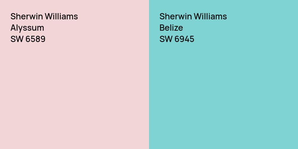 Sherwin Williams Alyssum vs. Sherwin Williams Belize