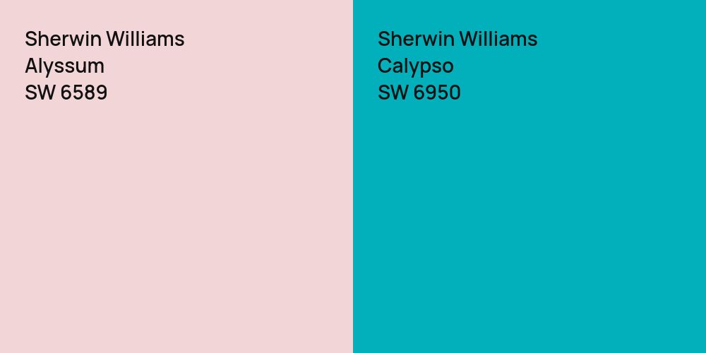 Sherwin Williams Alyssum vs. Sherwin Williams Calypso