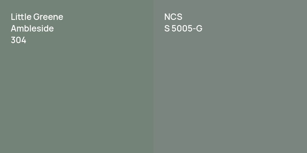 Little Greene Ambleside vs. NCS S 5005-G