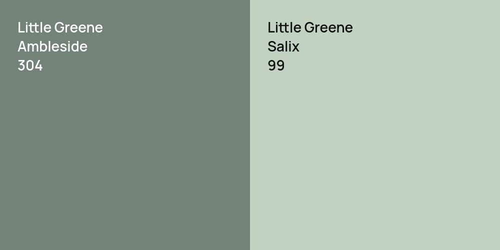 Little Greene Ambleside vs. Little Greene Salix