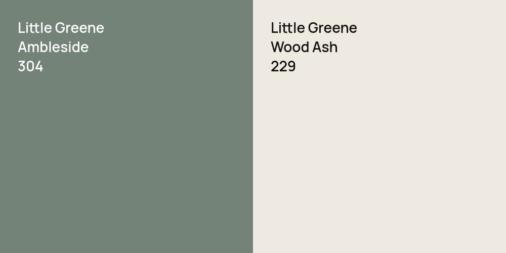 Little Greene Ambleside vs. Little Greene Wood Ash