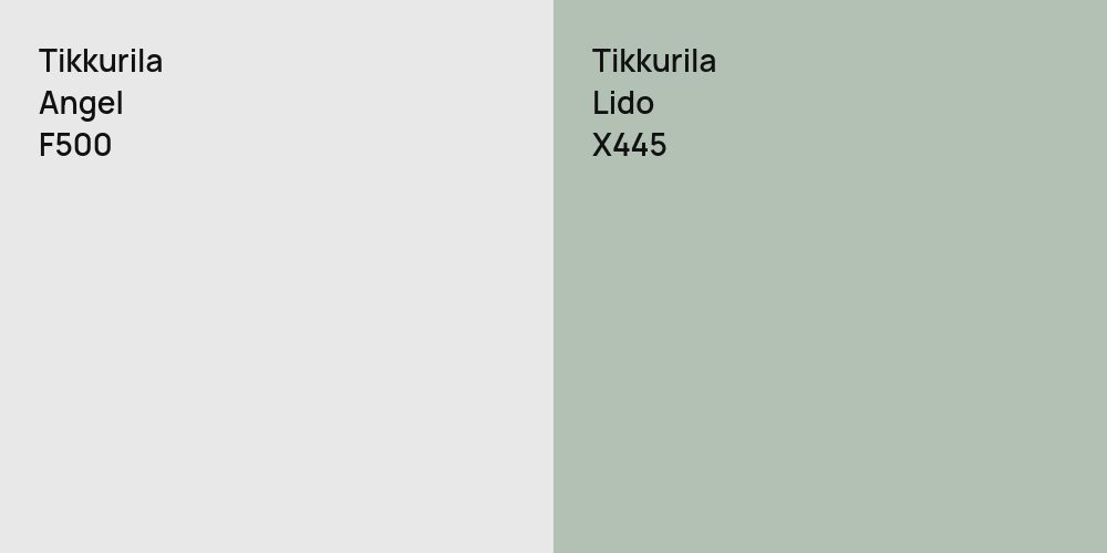 Tikkurila Angel vs. Tikkurila Lido