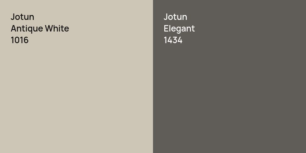 Jotun Antique White vs. Jotun Elegant