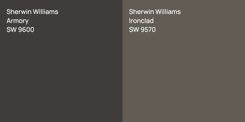 Sherwin Williams Armory vs. Sherwin Williams Ironclad