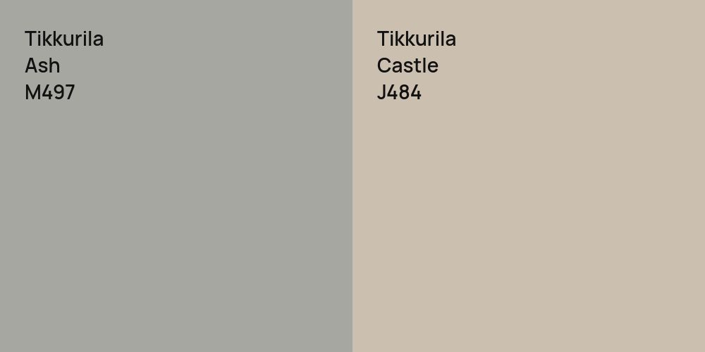 Tikkurila Ash vs. Tikkurila Castle