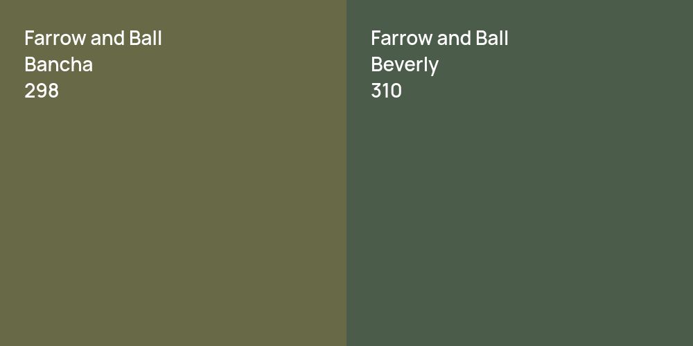 Farrow and Ball Bancha vs. Farrow and Ball Beverly