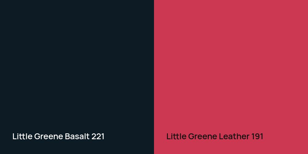 Little Greene Basalt vs. Little Greene Leather