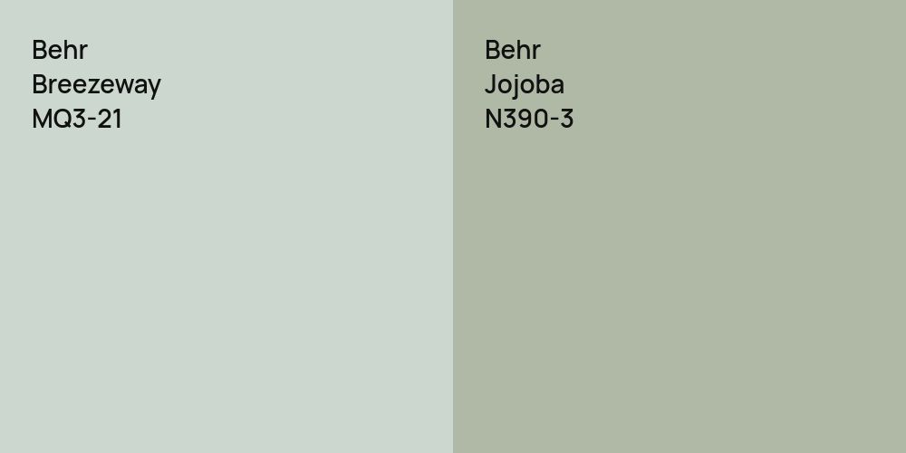 Behr Breezeway vs. Behr Jojoba