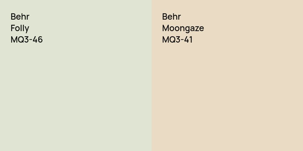 Behr Folly vs. Behr Moongaze