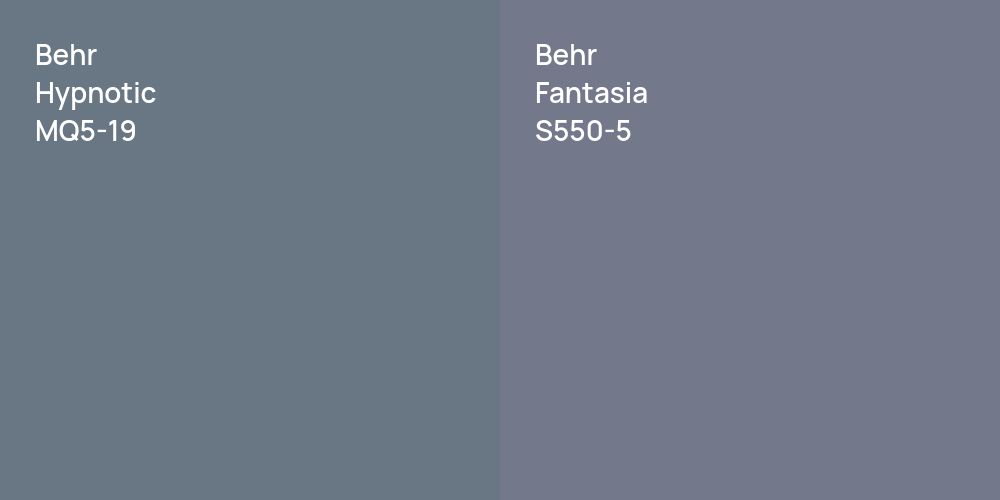 Behr Hypnotic vs. Behr Fantasia