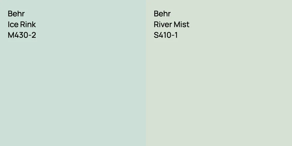 Behr Ice Rink vs. Behr River Mist