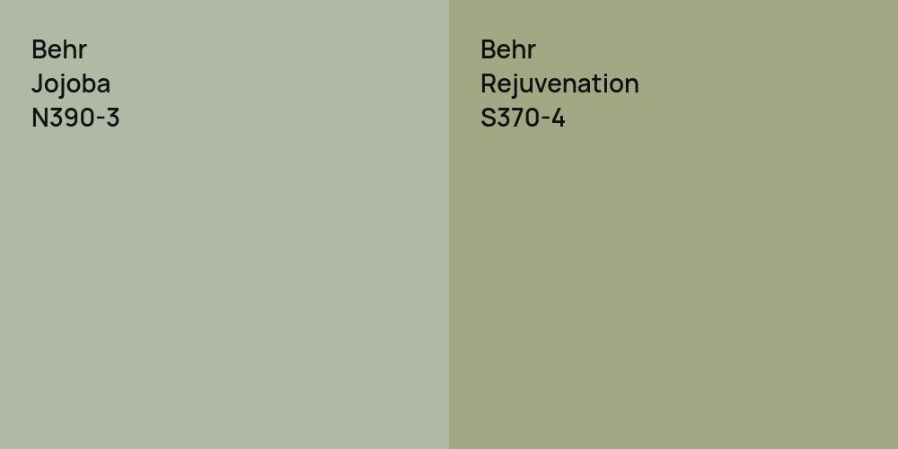 Behr Jojoba vs. Behr Rejuvenation