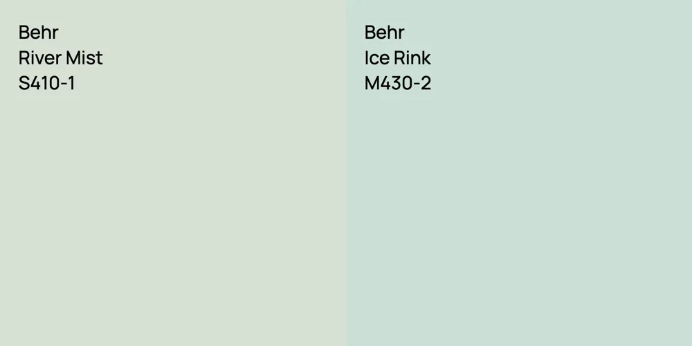 Behr River Mist vs. Behr Ice Rink