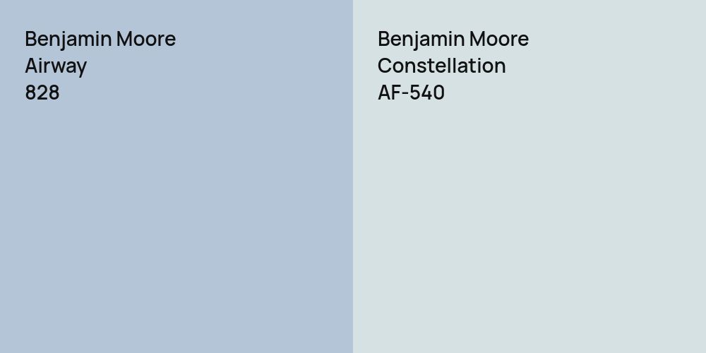 Benjamin Moore Airway vs. Benjamin Moore Constellation