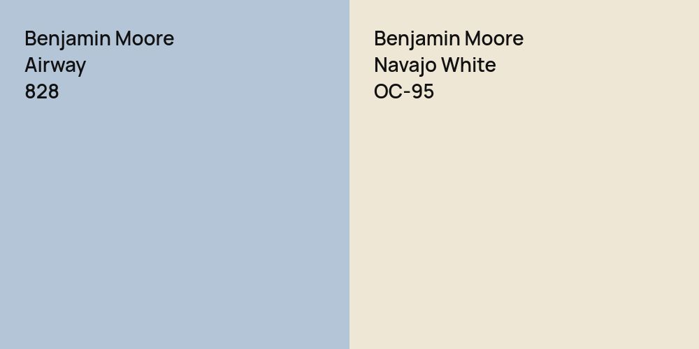 Benjamin Moore Airway vs. Benjamin Moore Navajo White