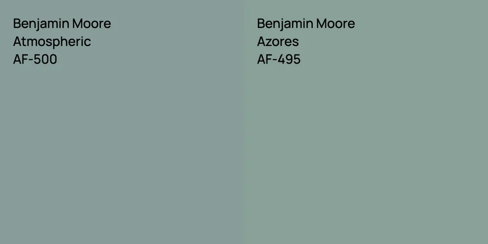 Benjamin Moore Atmospheric vs. Benjamin Moore Azores