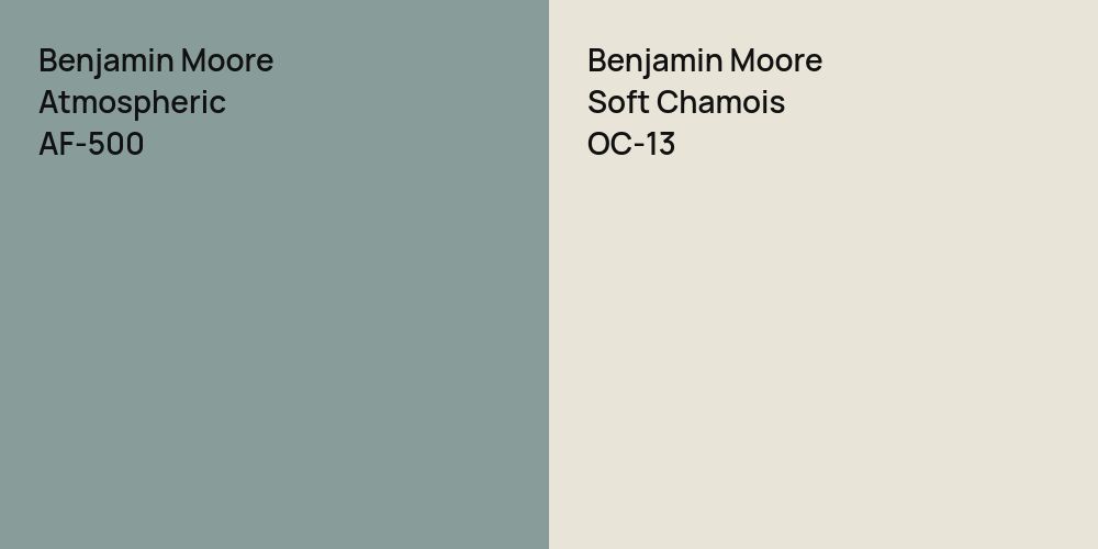 Benjamin Moore Atmospheric vs. Benjamin Moore Soft Chamois