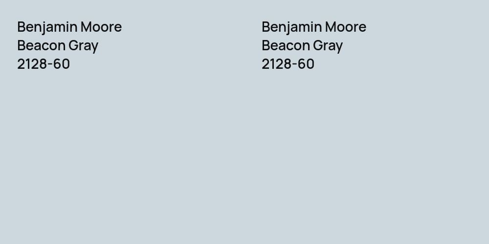 Benjamin Moore Beacon Gray vs. Benjamin Moore Beacon Gray