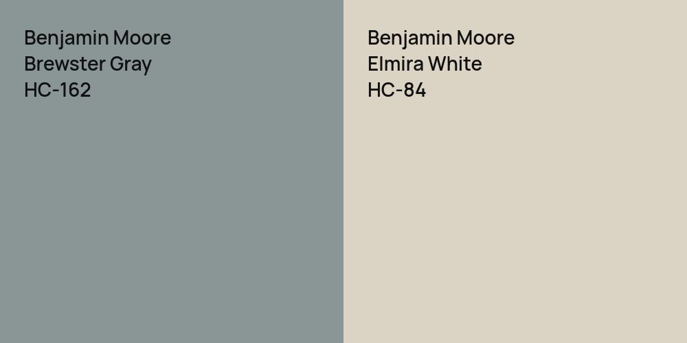 Benjamin Moore Brewster Gray vs. Benjamin Moore Elmira White