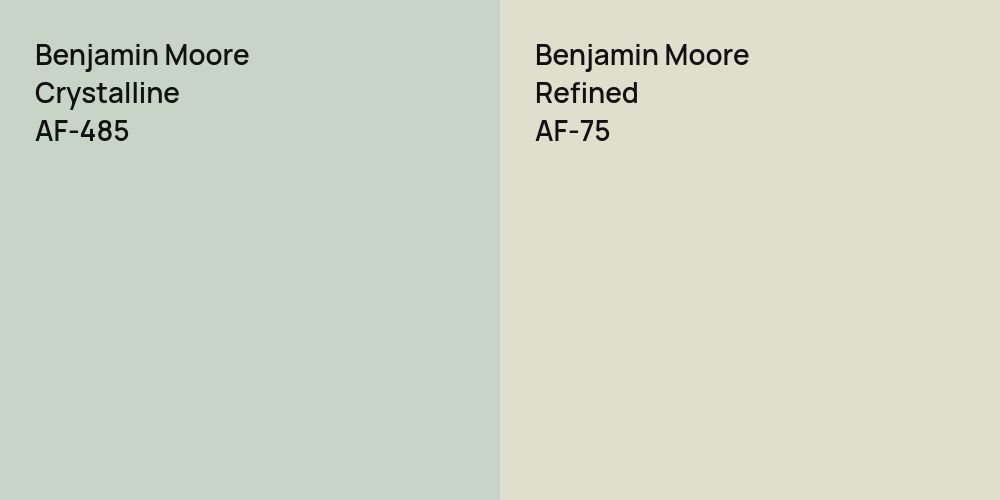 Benjamin Moore Crystalline vs. Benjamin Moore Refined