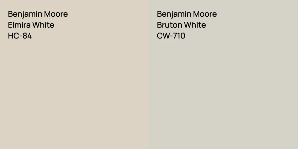 Benjamin Moore Elmira White vs. Benjamin Moore Bruton White