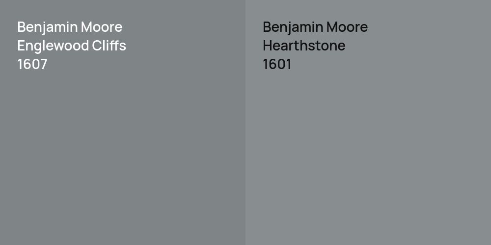 Benjamin Moore Englewood Cliffs vs. Benjamin Moore Hearthstone